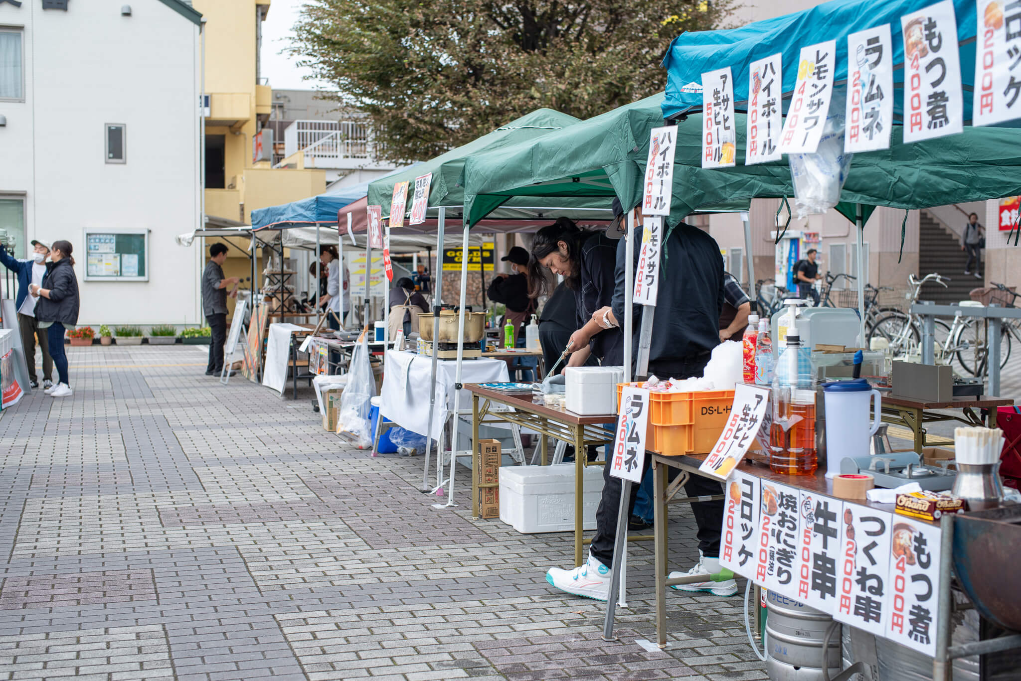 お店の屋台