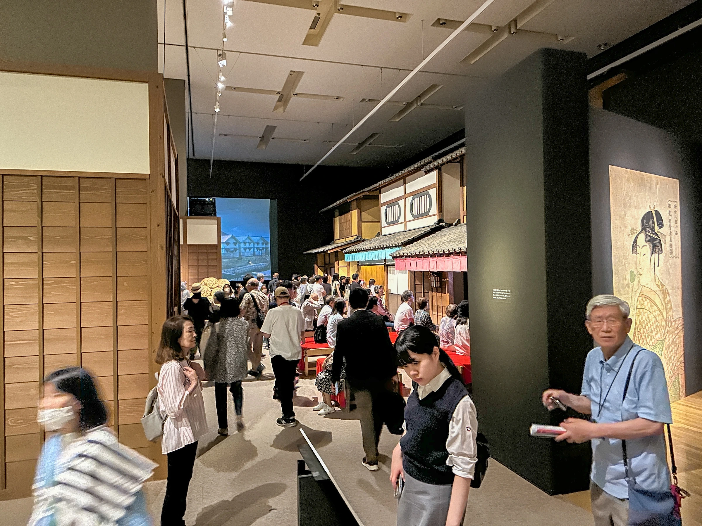 展示施設が江戸風
